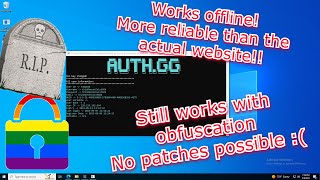 AuthGG security bypass Login to ANY program with authgg even with Obfuscation works offline [upl. by Yhprum]