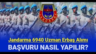 Jandarma uzman erbaş alımı başvurusu nasıl yapılır 2023 [upl. by Cynthla305]