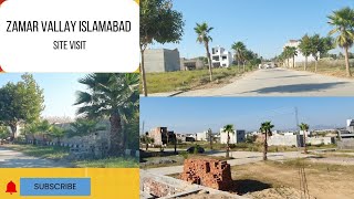 ZAMAR VALLEY ISLAMABAD SITE VISIT [upl. by Neehcas]