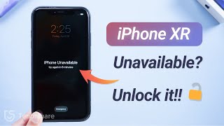 iPhone Xr Unavailable or Security Lockout 4 Solutions to Unlock it [upl. by Anirec664]