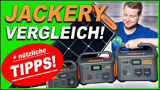 3 POWERSTATIONEN im VERGLEICH Welche ist die RICHTIGE für DICH🔋 Jackery Explorer 240  500  1000 [upl. by Giamo285]