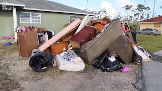 Residents of Grand Bahama recount their survival stories during Hurricane Dorian [upl. by Yroffej]