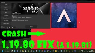 Ambrosial amp Zephyr Client 11980 amp 11981 Crash Issues FIX [upl. by Artinak]