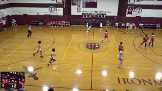 Freshman basketball vs Bergen Catholic [upl. by Awuhsoj836]