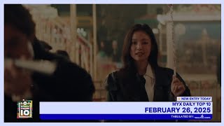 MYX Daily Top 10 February 26 2025 [upl. by Alletniuq]