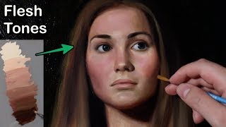 Portrait Painting Tutorial  Flesh Colors Explained [upl. by Adierf688]