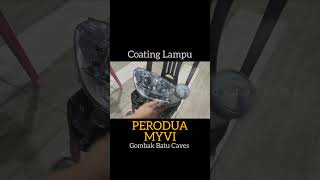 Coating Lampu Kereta  Gombak Batu Caves  Selangor KL  Facebook IzzDetailing [upl. by Annirac184]