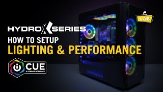 How To Set Up CORSAIR Hydro X Lighting and Performance Curves in CORSAIR iCUE [upl. by Aliza535]