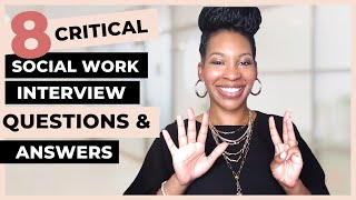 8 Social Work Interview Questions You Should Be Prepared to Answer [upl. by Lomax]