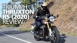 Triumph Thruxton RS 2020 Review  Bennetts BikeSocialcouk [upl. by Wiles]