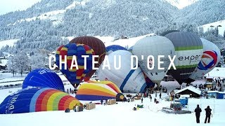 Festival de montgolfières à Château DOex  Suisse [upl. by Prescott]