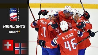 Schweiz weiter ungeschlagen Schweiz – Norwegen 41  Highlights  IIHF EishockeyWM 2019  SPORT1 [upl. by Eolande]