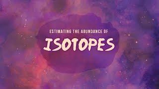 GCSE Chemistry 19 Estimating the Abundance of Isotopes [upl. by Sancho]