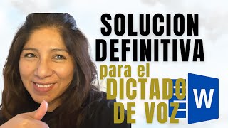 🎙️COMO CONFIGURAR DICTADO DE VOZ para ESCRIBIR en WORD  Windows 10 y 11 [upl. by Eugor]