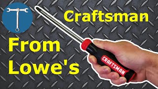 Tool Review New Craftsman screwdrivers from Lowe’s made by Stanley [upl. by Aspa554]