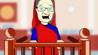 End of Hasina  bengali cartoon story  bengali cartoon  bangla galpo [upl. by Acinonrev]