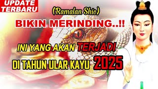 RAMALAN SHIO TAHUN ULAR KAYU 2025 Bikin Merinding [upl. by Einuj]