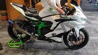 トリックスター ZX25R レース用マフラー！ [upl. by Ardiedak]