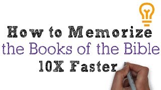 How to Memorize the Books of the Bible in Order in Less than 1 Hour [upl. by Emorej866]