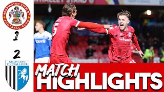 HIGHLIGHTS Accrington Stanley 12 Gillingham [upl. by Atnuhs]