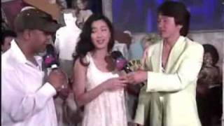 Michelle Yeoh and Jackie Chan on Supercop promotion [upl. by Corsiglia]