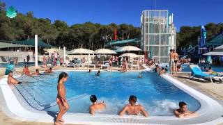 Aquapark Čikat in campsite Čikat  Mali Lošinj Croatia [upl. by Harriet]