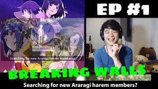 This Is Gonna Be Good  Nisemonogatari Episode 1 Reaction  Review 偽物語 [upl. by Bartholomeo]