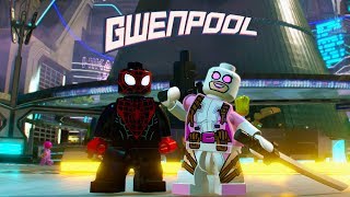 LEGO Marvel Super Heroes 2 Gwenpool Free Roam Gameplay [upl. by Netsryk]