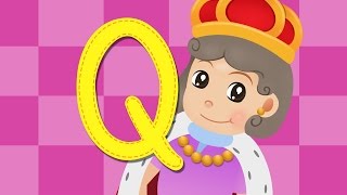 Learn The Letter Q  Kids Songs with Action And Lyrics  Kids Songs Clubs Original Song [upl. by Anaert424]