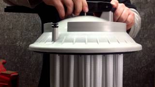 Hayward EC40 Pool Filter Top Filter Cover Installation [upl. by Howlend]