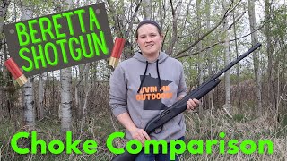 Beretta A300 Choke Comparison [upl. by Ecirtnahc]