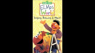 Elmos World Singing Drawing amp More 2000 VHS Full Screen [upl. by Hellman]