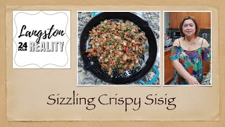 Sizzling Crispy Sisig [upl. by Orsino]