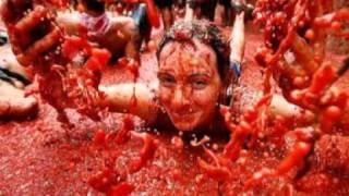 Spanish Tomato Festival  Tomatina [upl. by Samoht9]