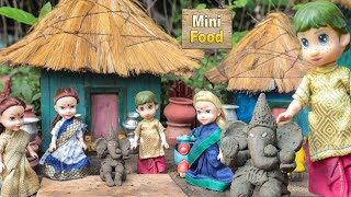 Miniature Vinayaka Chavithi  Tiny Cooking  Mini Food Cooking [upl. by Eardna]