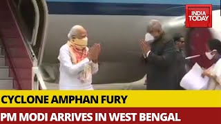 Cyclone Amphan PM Modi Reaches West Bengal To Take Stock Of Ground Situation [upl. by Gal456]