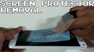 How To remove a Screen Protector from phone [upl. by Parrisch465]