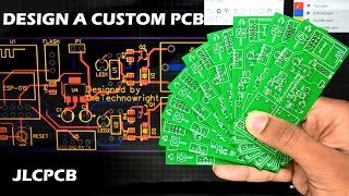 How to design a custom PCB using EasyEDA  JLCPCB Review [upl. by Josey297]