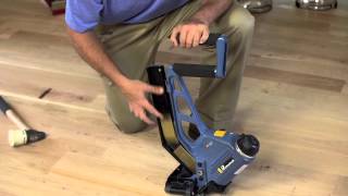 Primatech P250 Pneumatic Floor Nailer  City Floor Supply [upl. by Llenrad]