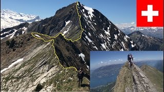 Schweiz  krasse alpine Kletterwanderung  Morgenberghorn via Leissiggrat T6 [upl. by Sivi127]