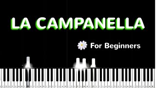 Liszt  La Campanella  Easy Piano Tutorial [upl. by Nnylannej731]