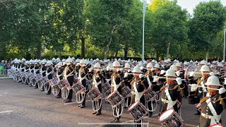 HM Royal Marines Massed Bands  Beating Retreat 2022 [upl. by Henriha]