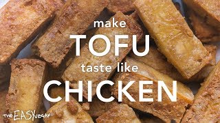 How to make Tofu look and taste like Chicken [upl. by Elehcir]