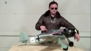 FMS FW190 Focke Wulf flight review [upl. by Allehs]