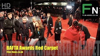 BAFTA Awards Red Carpet Part 3 I FilmNewscouk [upl. by Maffei135]