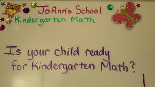 Is Your Child Ready for Kindergarten Math [upl. by Ailuy]