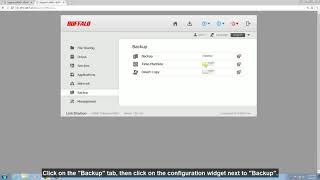 Howto Configuring Backup on a Buffalo Linkstation [upl. by Tenn]