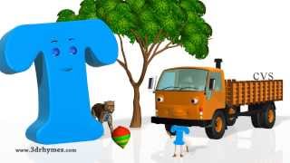 Phonics Song 4  3D Animation Nursery rhymes Phonics songs ABC songs for children [upl. by Aniarrol607]