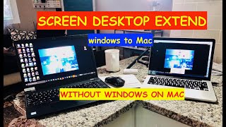 PC to Mac Screen Extend in 5 mins Without Installing Windows on Mac [upl. by Tarttan]