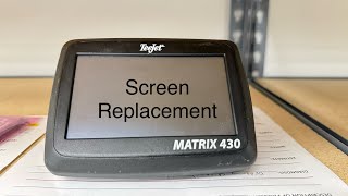 TeeJet Matrix 430 Screen Repair [upl. by Tiebout462]